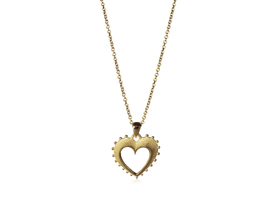 GRAN PARADISO | Heart Pendant in Yellow Gold - Rosáda Milano