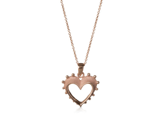 GRAN PARADISO | Heart Pendant in Gold and Diamonds - Rosáda Milano
