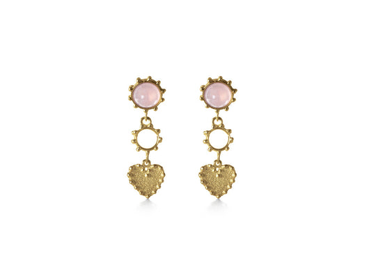 ETNA | Yellow Gold Earrings - Rosáda Milano