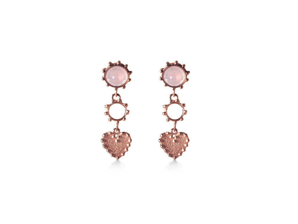 ETNA | Rose Gold Earrings - Rosáda Milano