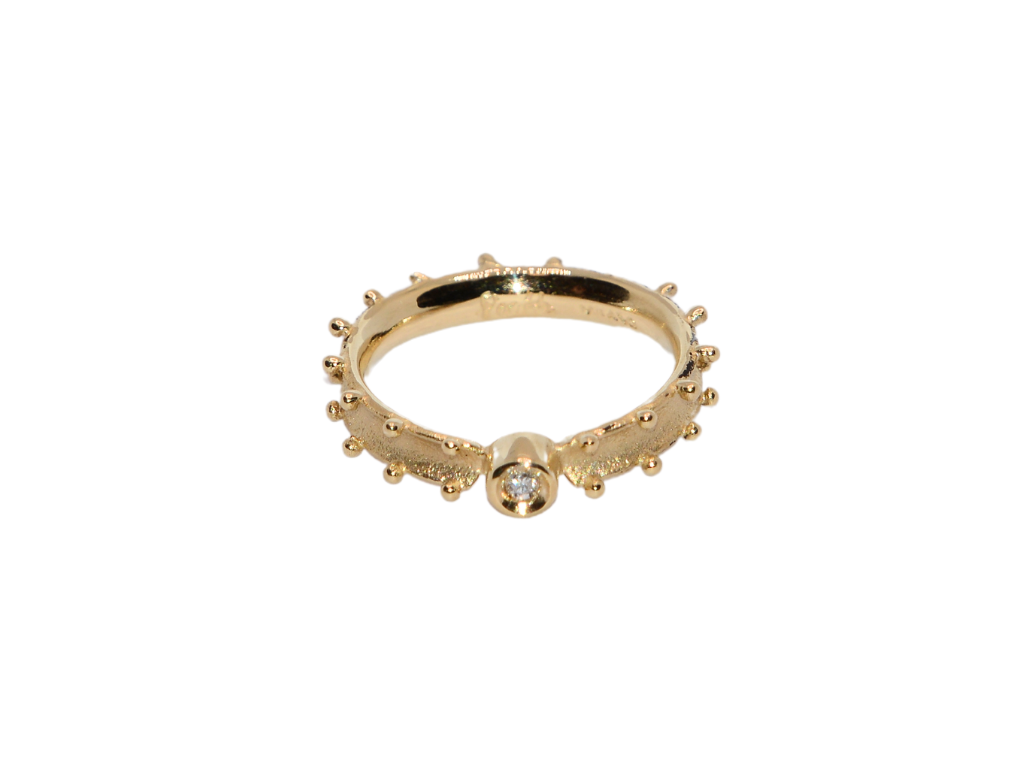 CAPRI | Yellow Gold Ring - Rosáda Milano