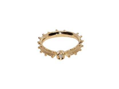 CAPRI | Yellow Gold Ring - Rosáda Milano