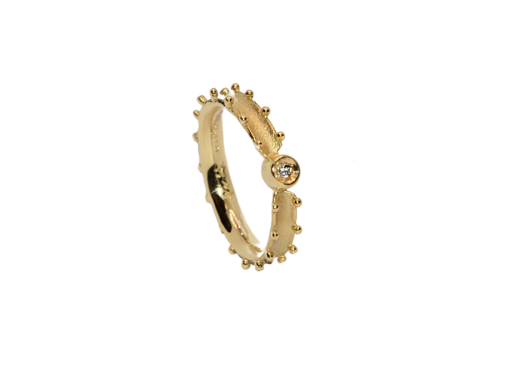 CAPRI | Yellow Gold Ring - Rosáda Milano