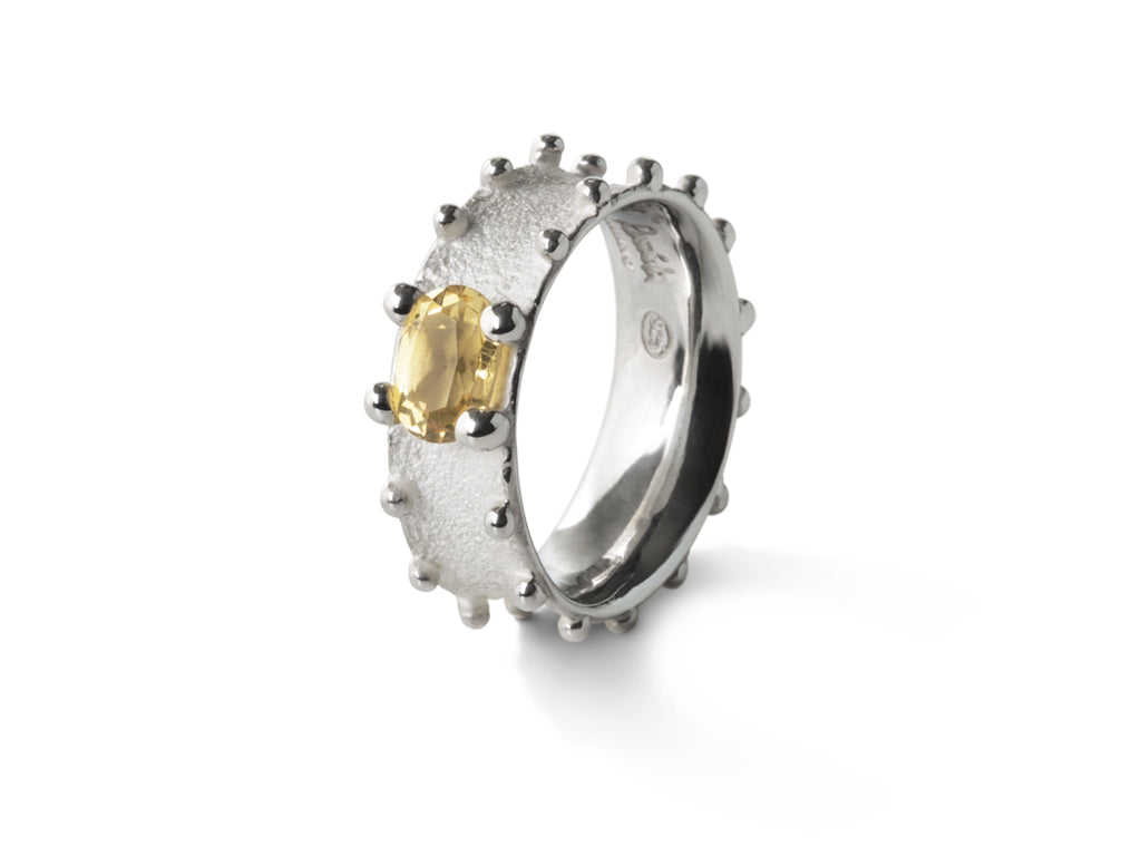 GRAN SASSO | White Gold Ring - Rosáda Milano