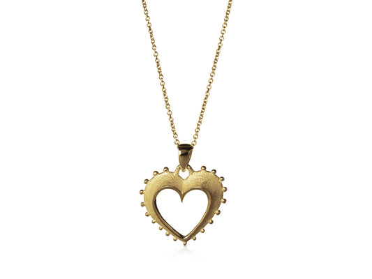 GRAN PARADISO | Heart Pendant in Yellow Gold - Rosáda Milano