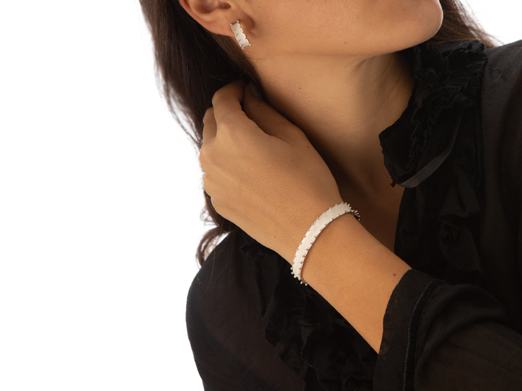 PORTOFINO | White Gold Bracelet - Rosáda Milano