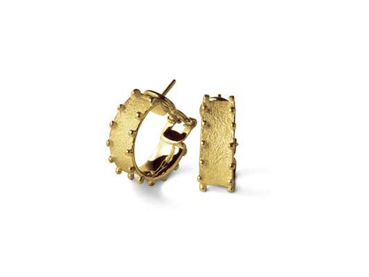 PANAREA | Yellow Gold Earrings - Rosáda Milano