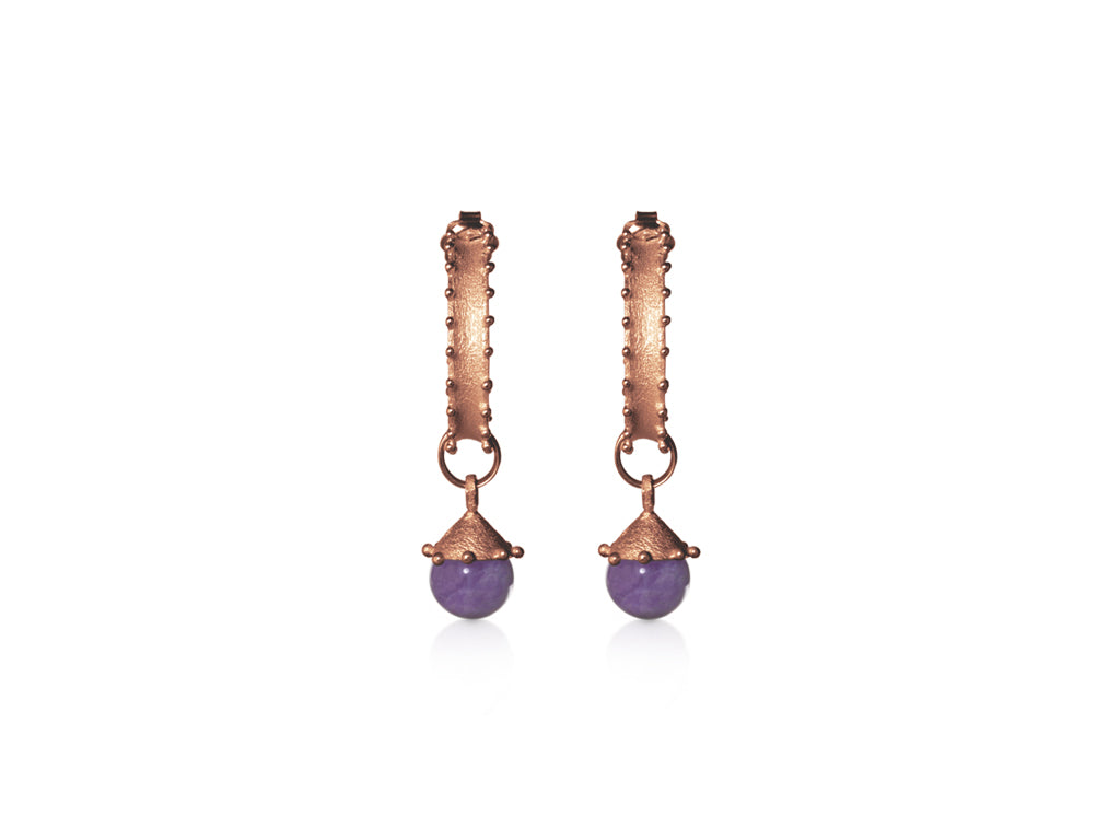 TAORMINA | Rose Gold Earrings - Rosáda Milano